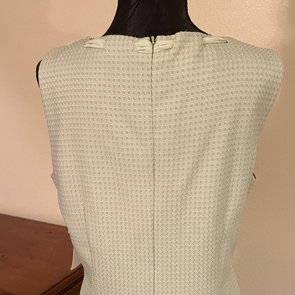 Donna Morgan Light Green Midi Dress with Bow Accent - Picture 5 of 5